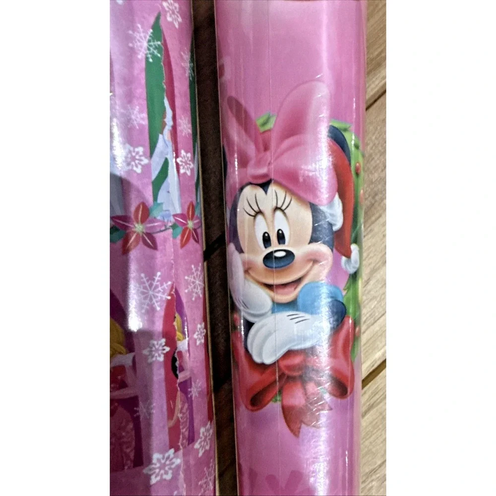Disney Princess Frozen II Wrapping Paper 4 Roll Lot 80 Sq Ft Factory Sealed
